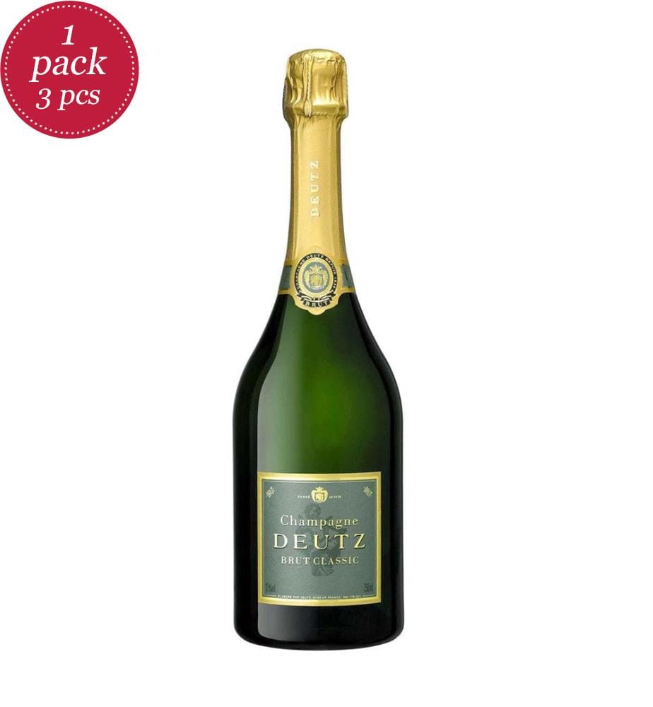 3 x Champagne Deutz Brut Classic - 225cl