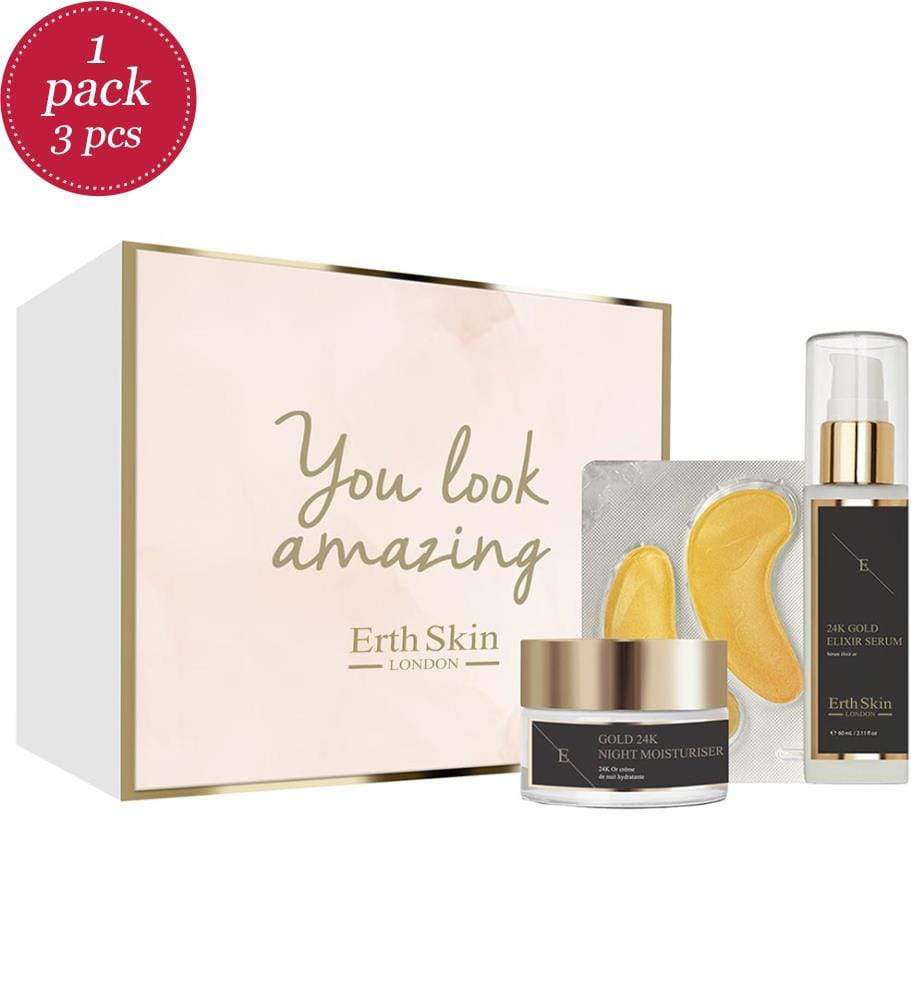 Geschenkset 24k Gold Anti-Falten-Hautpflege-Set (Universal-Kit)