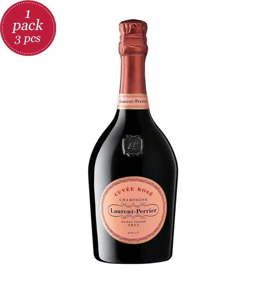 3 x Champagne Laurent-Perrier Cuvée Rosé - 225cl