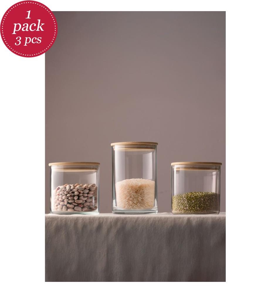 Glas-Set (3-teilig) – transparent