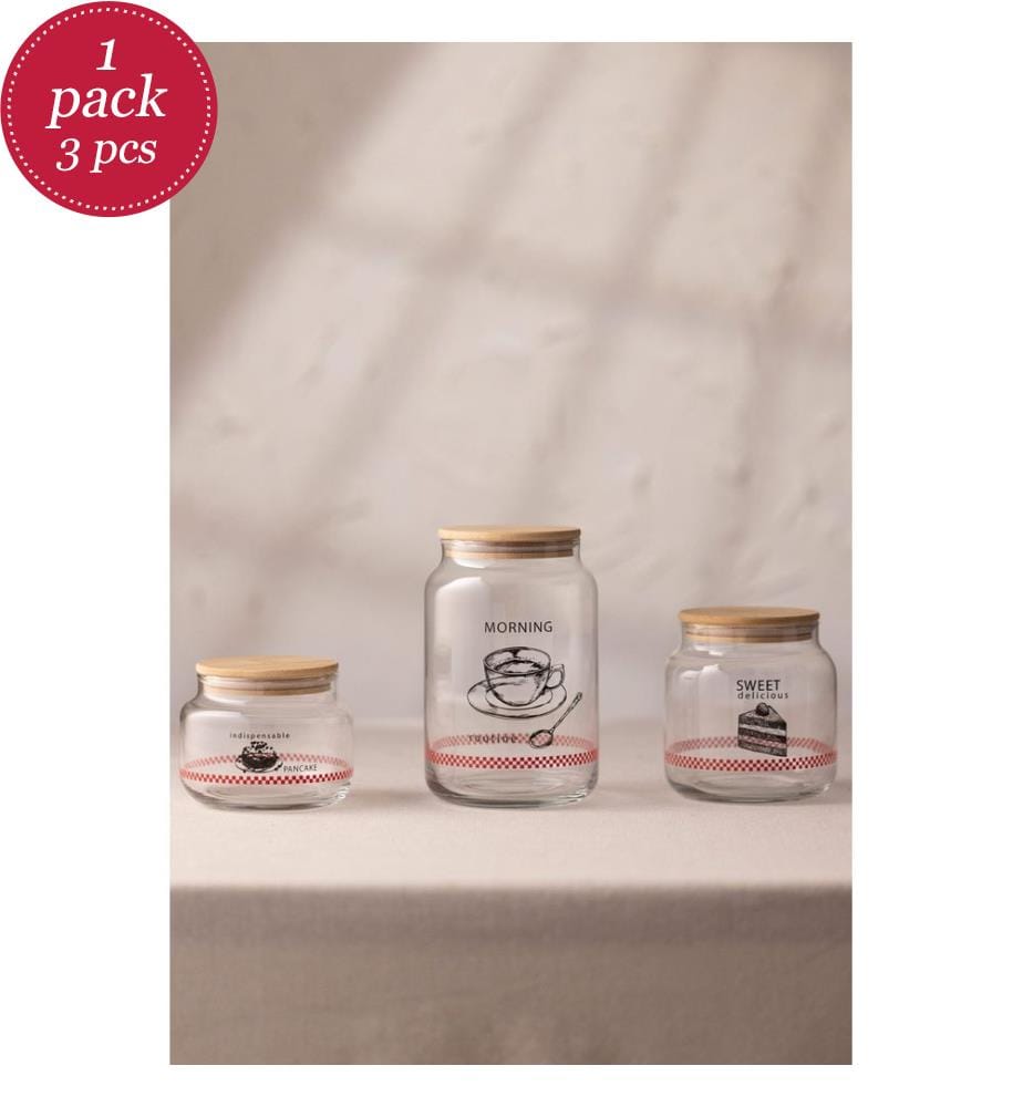 Glas-Set (3-teilig) – transparent