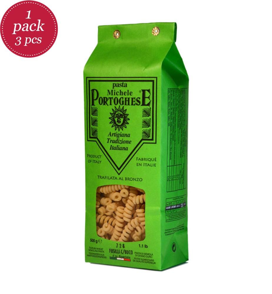 3x Hartweizengriess Fussili - 500 g