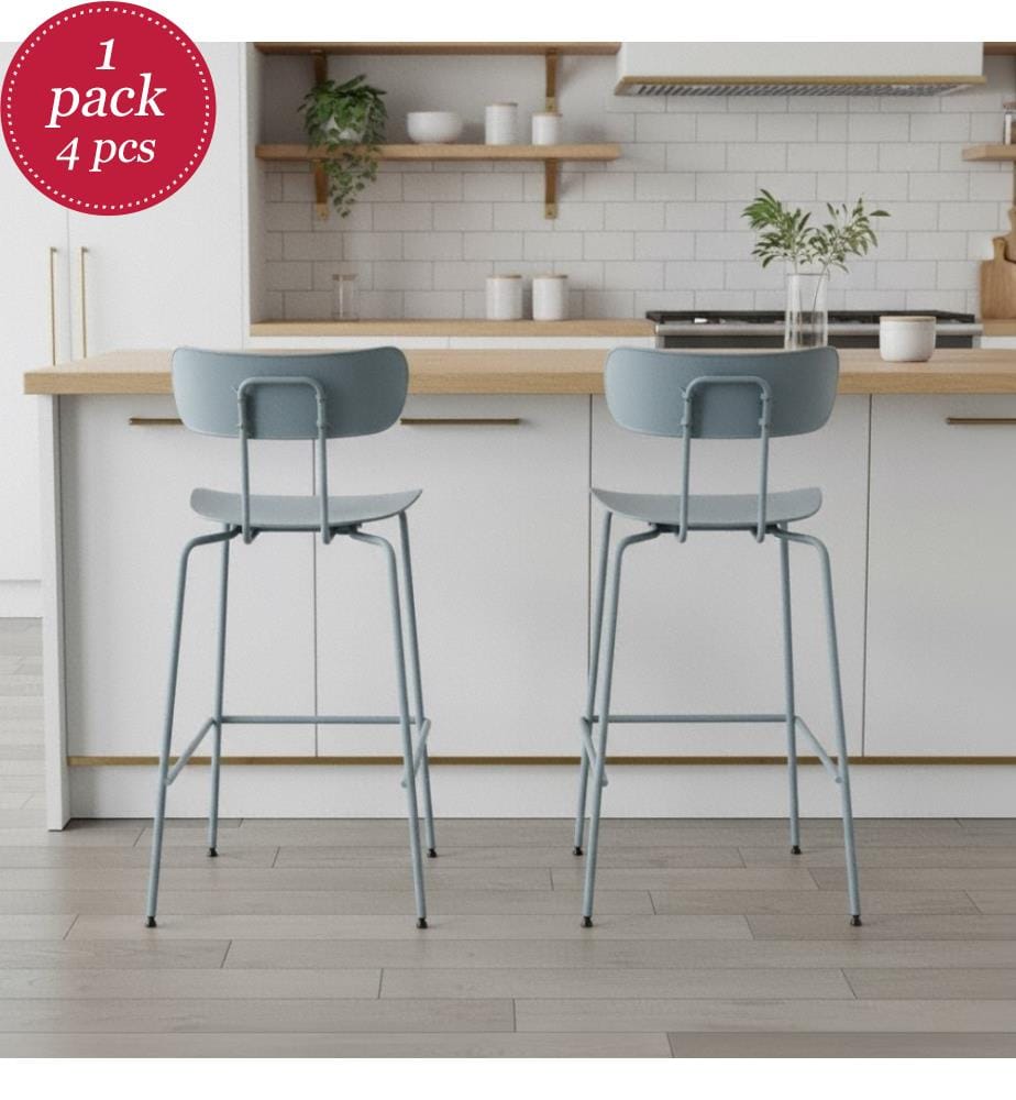 4er-Set Sam Polypropylen-Hocker 51x45x98 cm - Hellblau