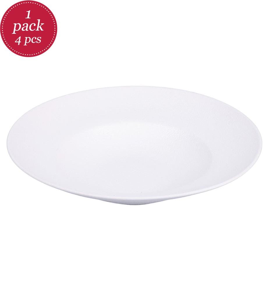 Lot de 4 assiettes à soupe Horeca - Ø 27,5 cm / Blanc
