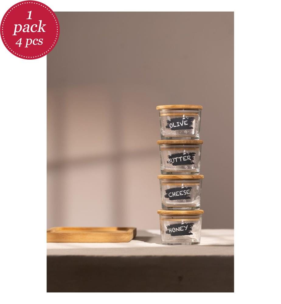 Storage Box Set 4 Pieces - Transparent