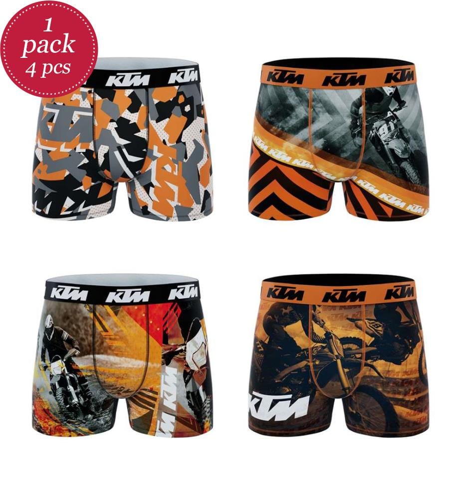 Set of 4 Boxer Shorts - Printed