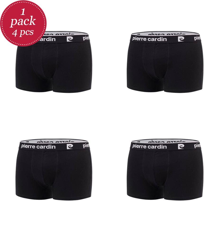 Set of 4 Boxers Basic - Black & White