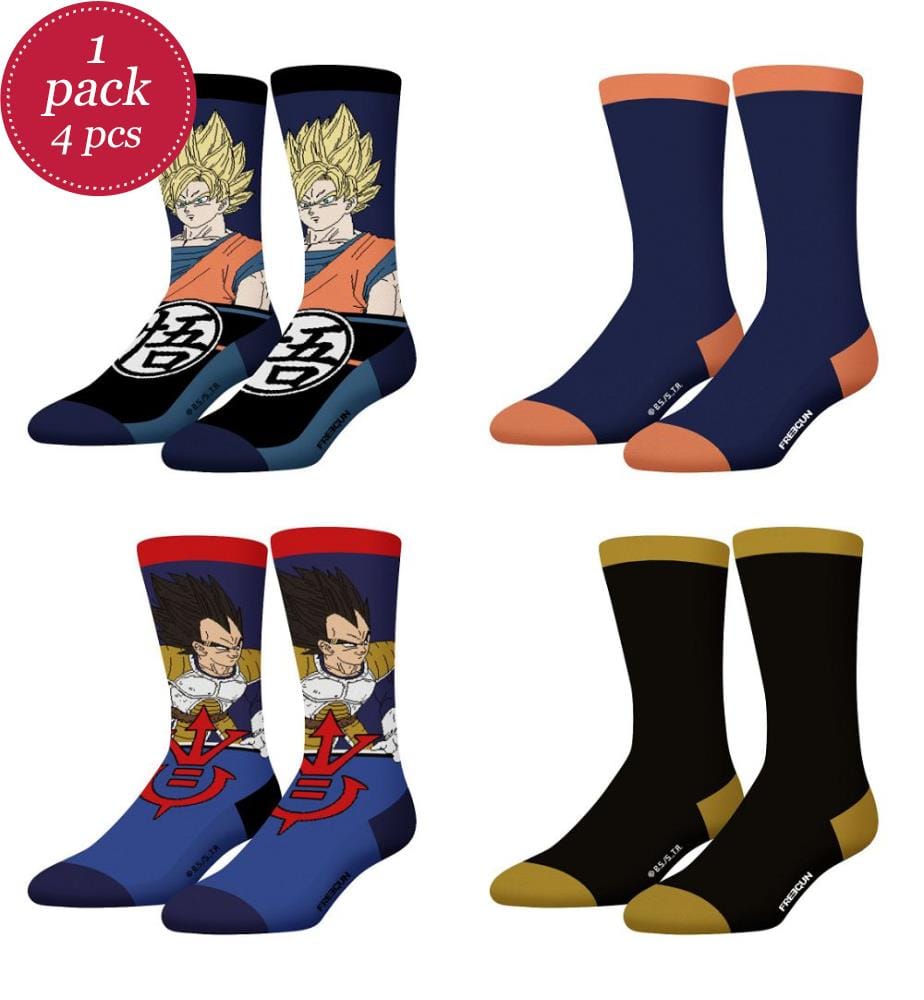 Dragon Ball Z Socken 4er-Pack - Multicolor