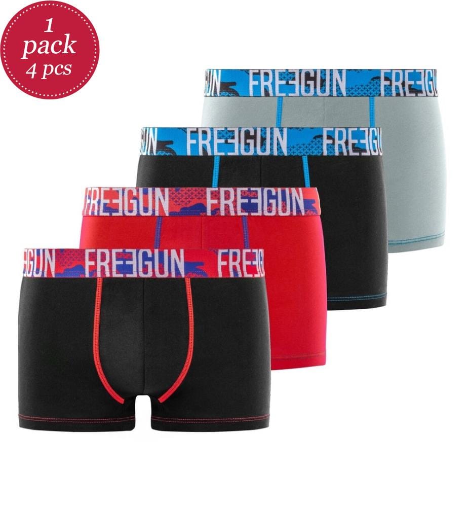 4er-Pack Boxershorts aus Baumwolle - Mehrfarbig