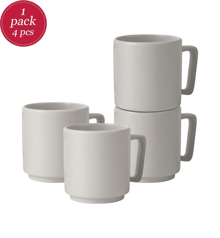 4er-Set Tassen 300 ml, Sahara Collection - Matt Cream