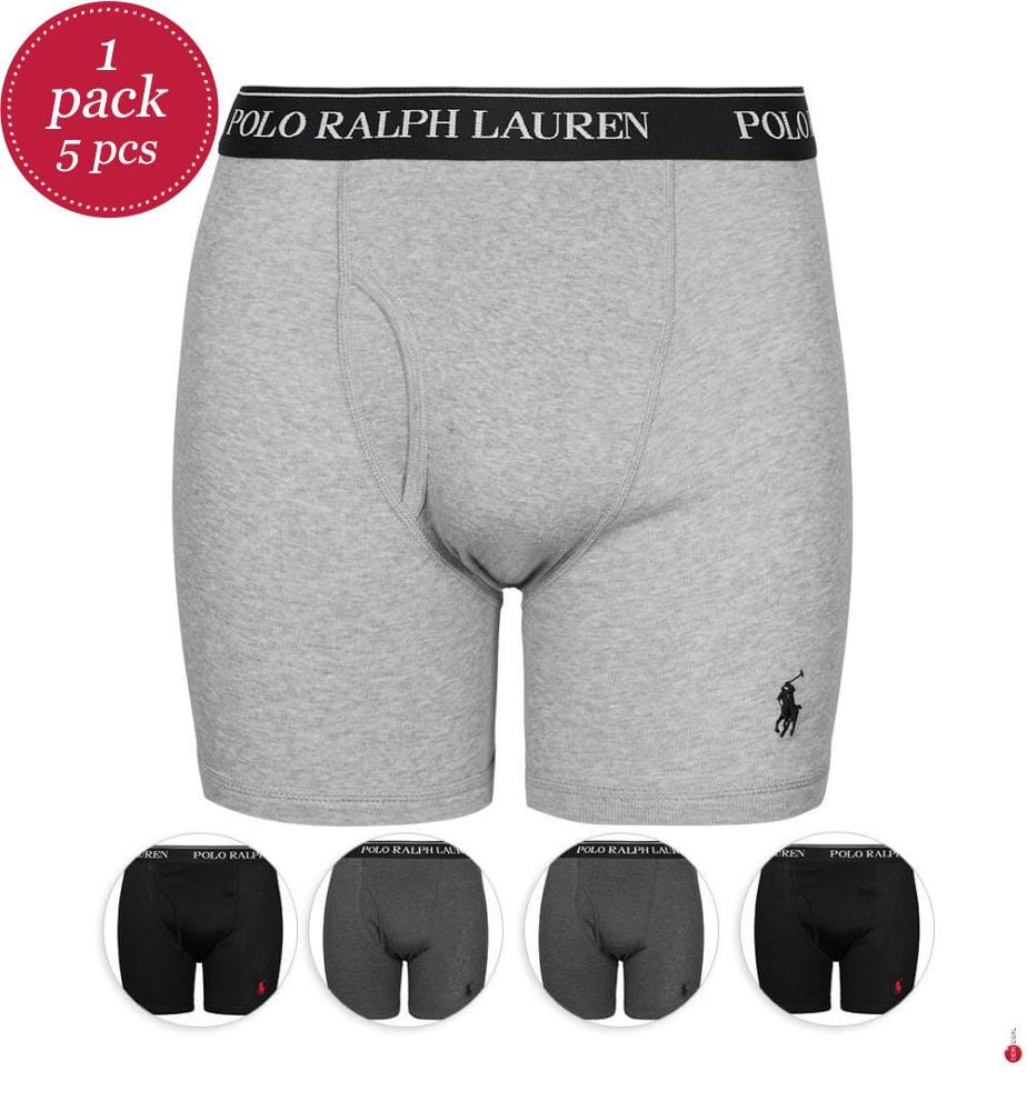 Set di 5 boxer - Nero