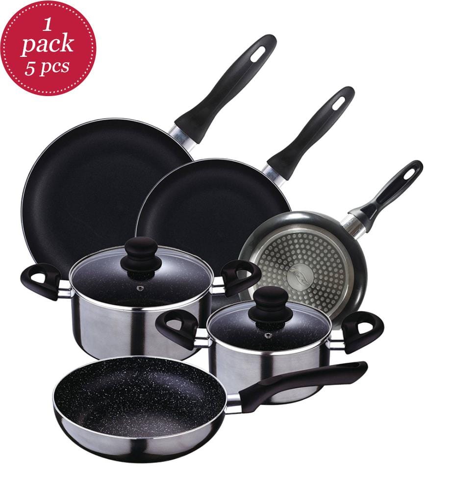 Cookware - 5 Pieces - Black