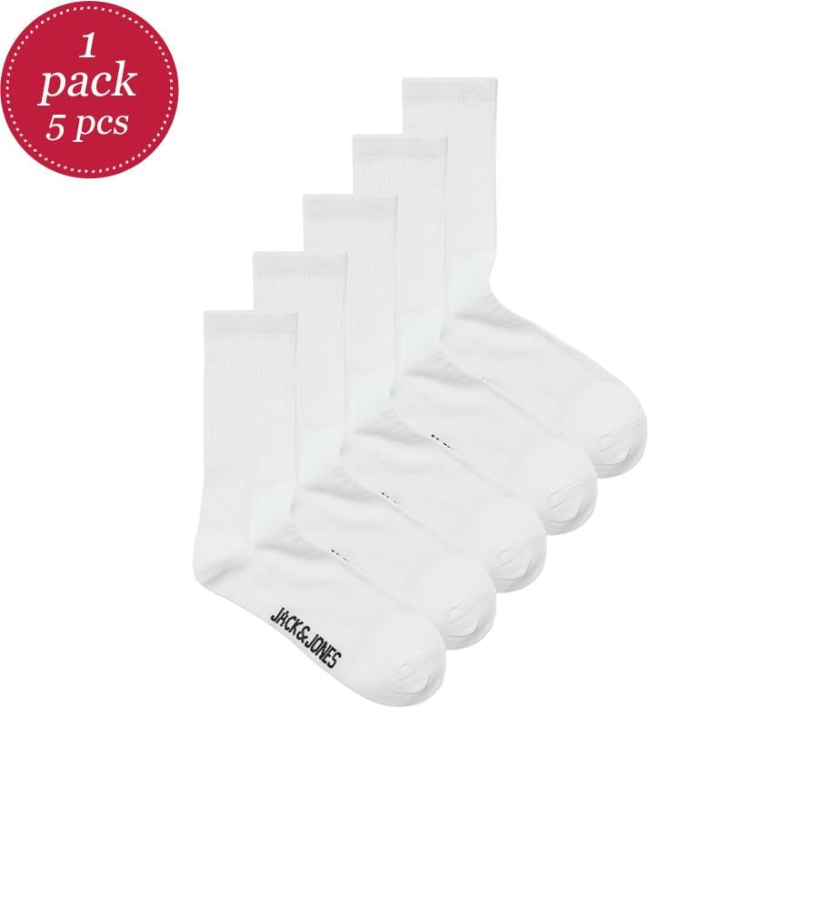 5er-Pack Socken – Weiss