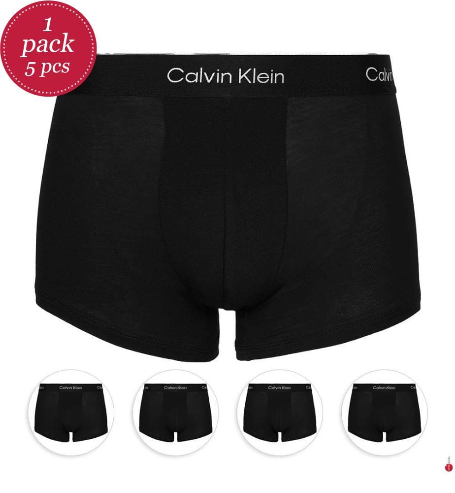 Pack de 5 Boxers Relaxed Fit pour homme - Noir