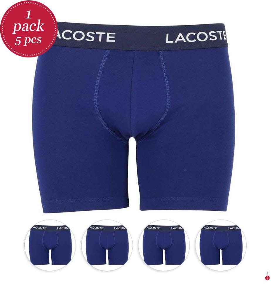 Pack de 5 Boxers Courts Coton Stretch - Noir