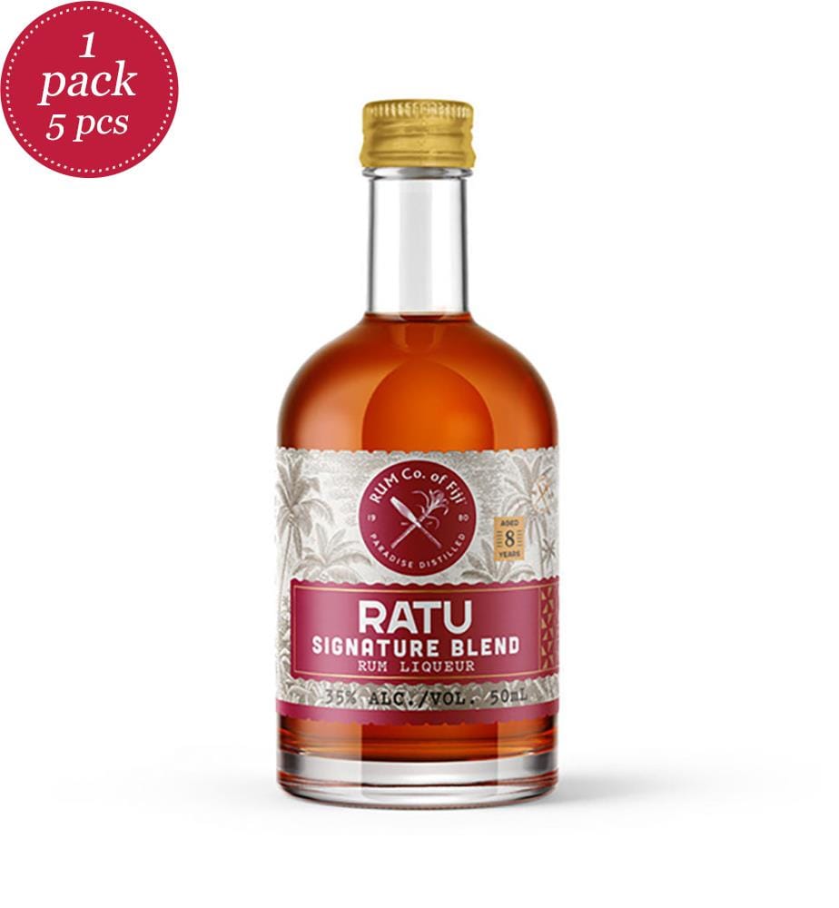 5er-Set : Rum Ratu 8 Jahre Signature Blend - 5 x 5 cl