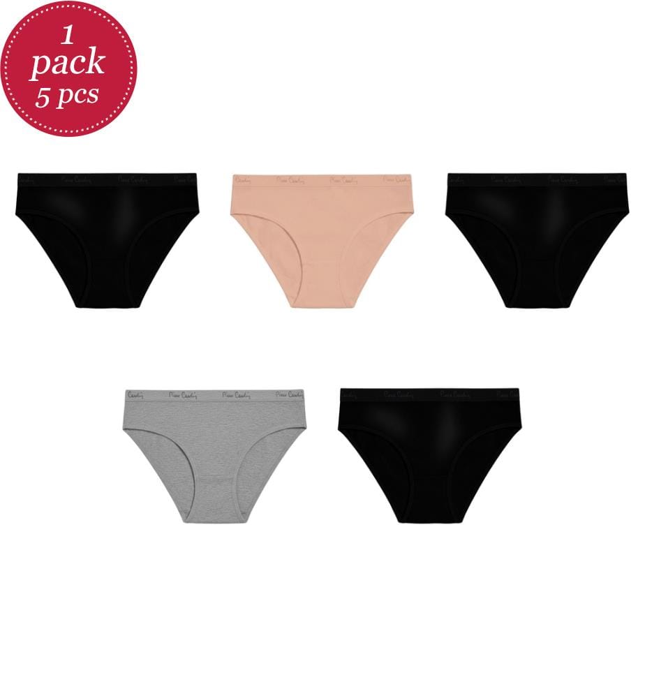 5er-Pack Baumwollslips – 5 Farben
