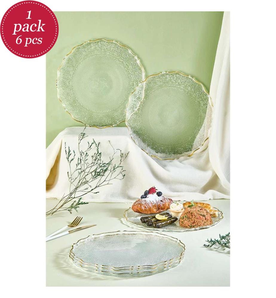 Set d'assiettes 6 pièces - Transparent