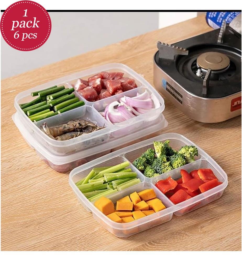 Aufbewahrungsboxen-Set 6-teilig - Transparent