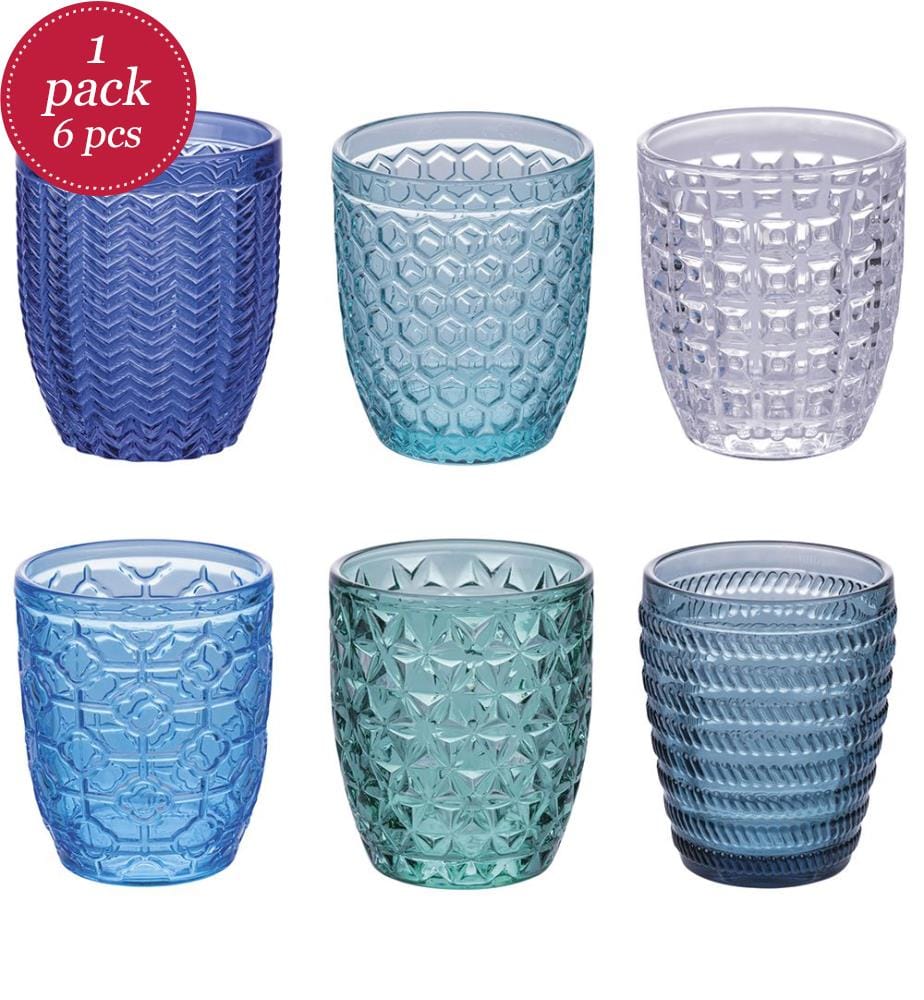 6er-Set Ocean Geometries Gläser - 320 ml