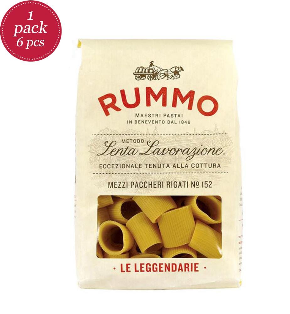 6x Mezzi Paccheri Rigati No.152 - 500 g