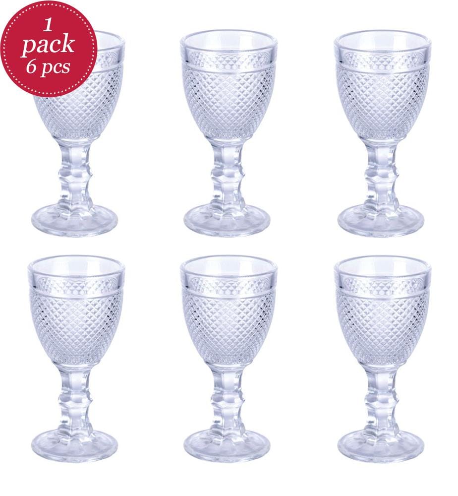 Set di 6 bicchieri da liquore Diamond - 50 ml / Trasparente