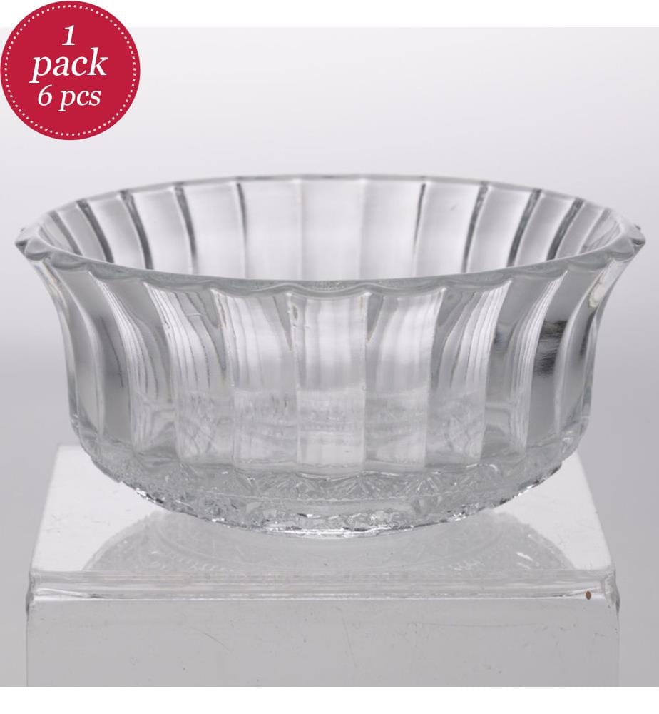 Lot de 6 bols en verre Imperial Daily - Ø 11,5 x 5 cm / Transparent
