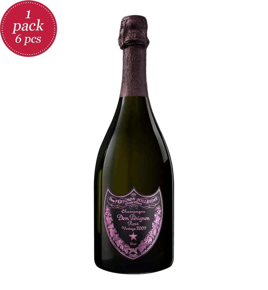6 x Champagne Dom Pérignon Rosé Vintage 2009 - 450cl
