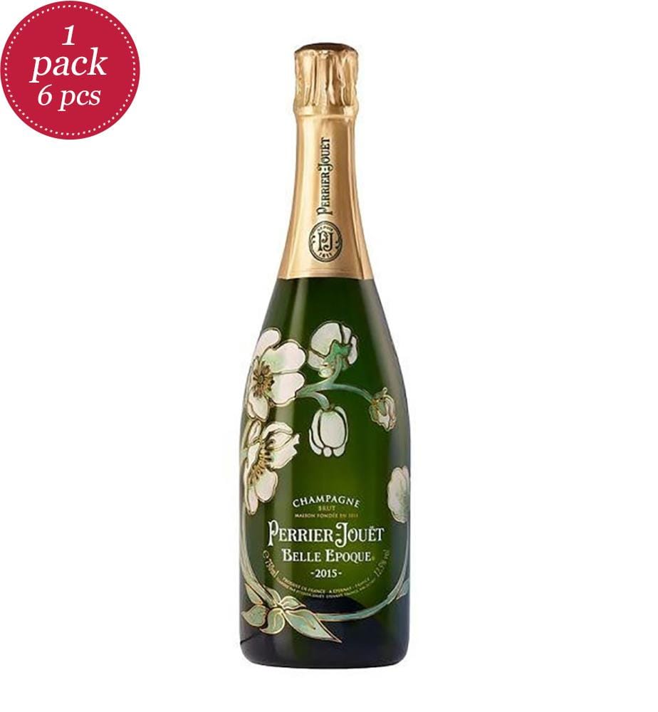 6 x Champagne Perrier-Jouët Belle Époque Brut 2015 - 75cl