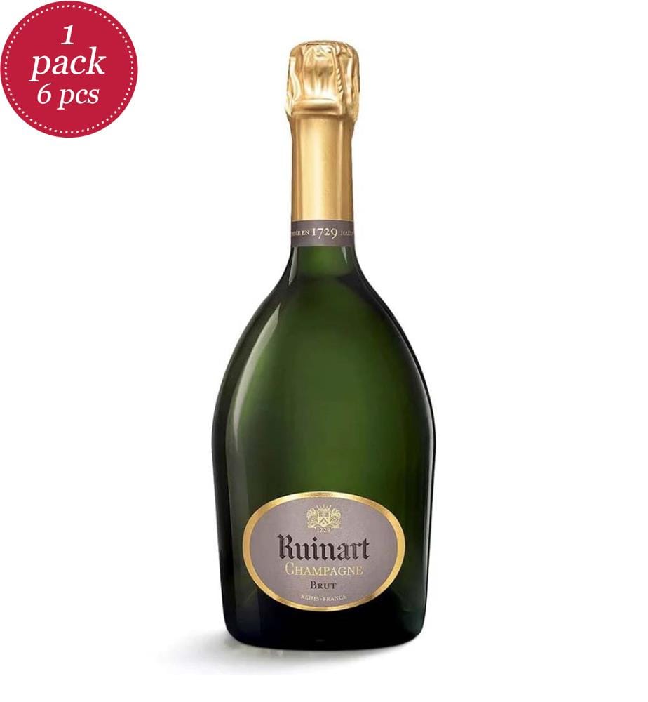 6 x Champagne R de Ruinart Brut - 75cl