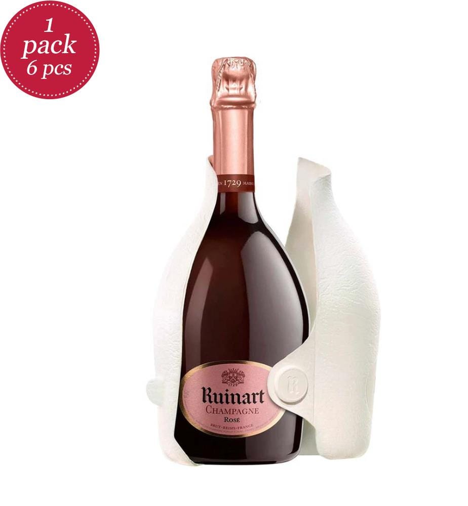 6 x Champagne Ruinart Rosé Second Skin - 75cl