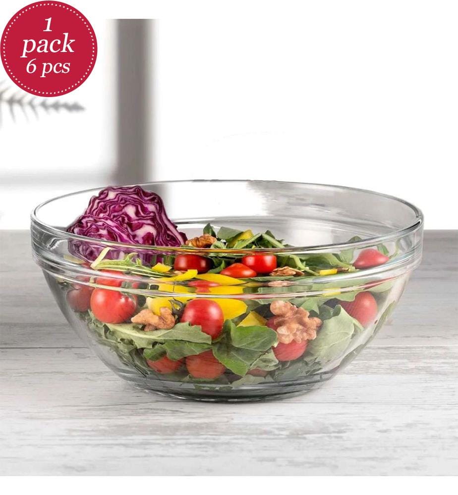 Glasschalen-Set (6-teilig) – transparent