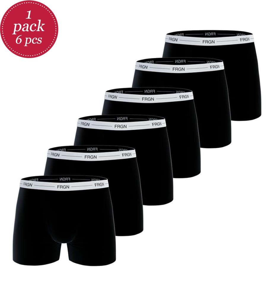 Freegun Boxer 6er-Set - Schwarz und Weiss