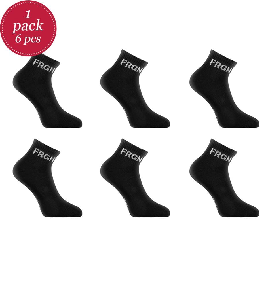 Lot de 6 Paires de Chaussettes - Noir