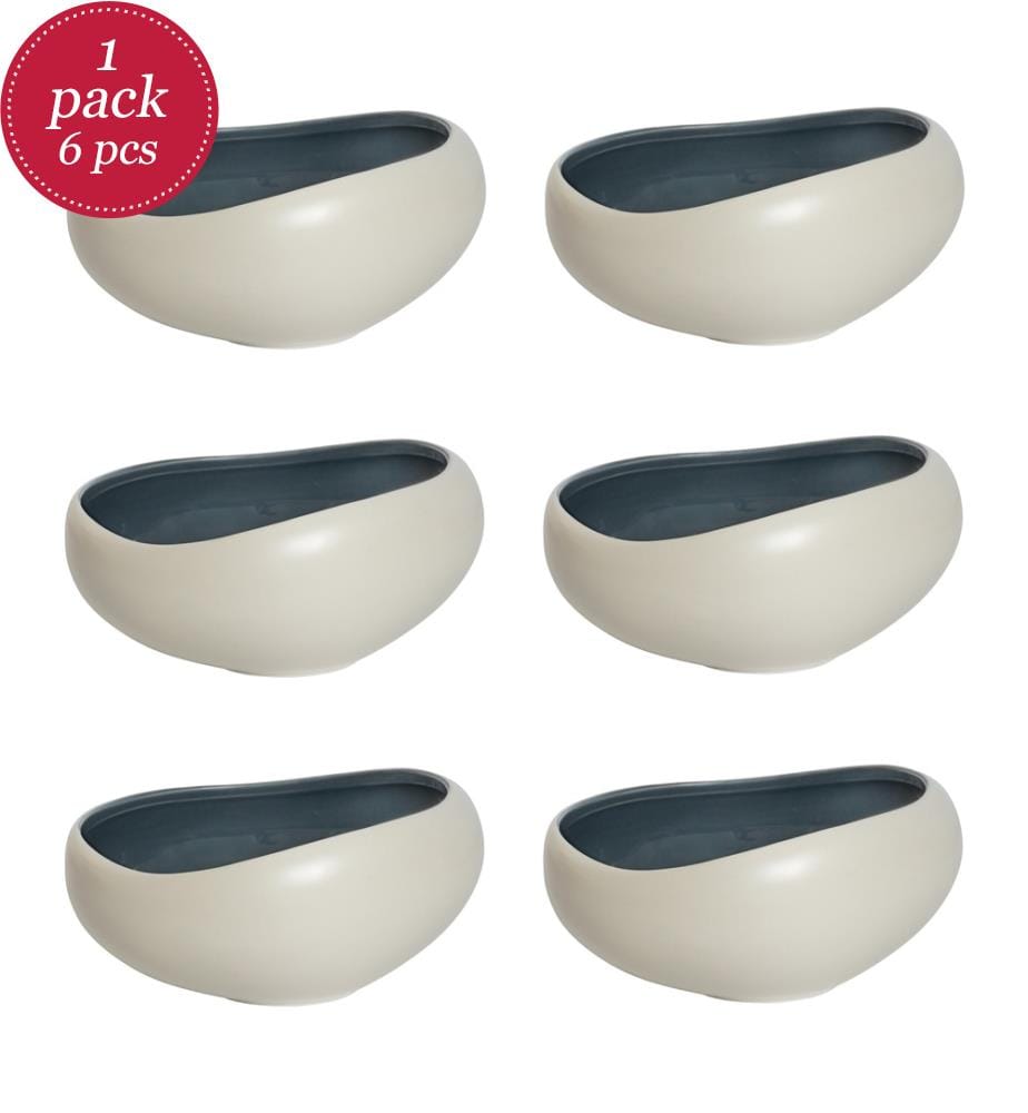 Lot de 6 coupelles 14 cm - Kyma Bleu Céou