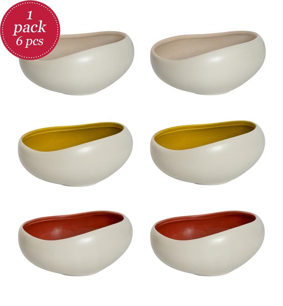 Lot de 6 coupelles - 14 cm