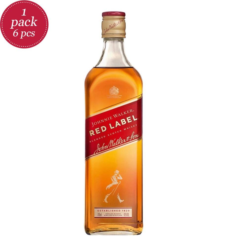 6x Red Label Scotch Whisky 40% vol - 700ml
