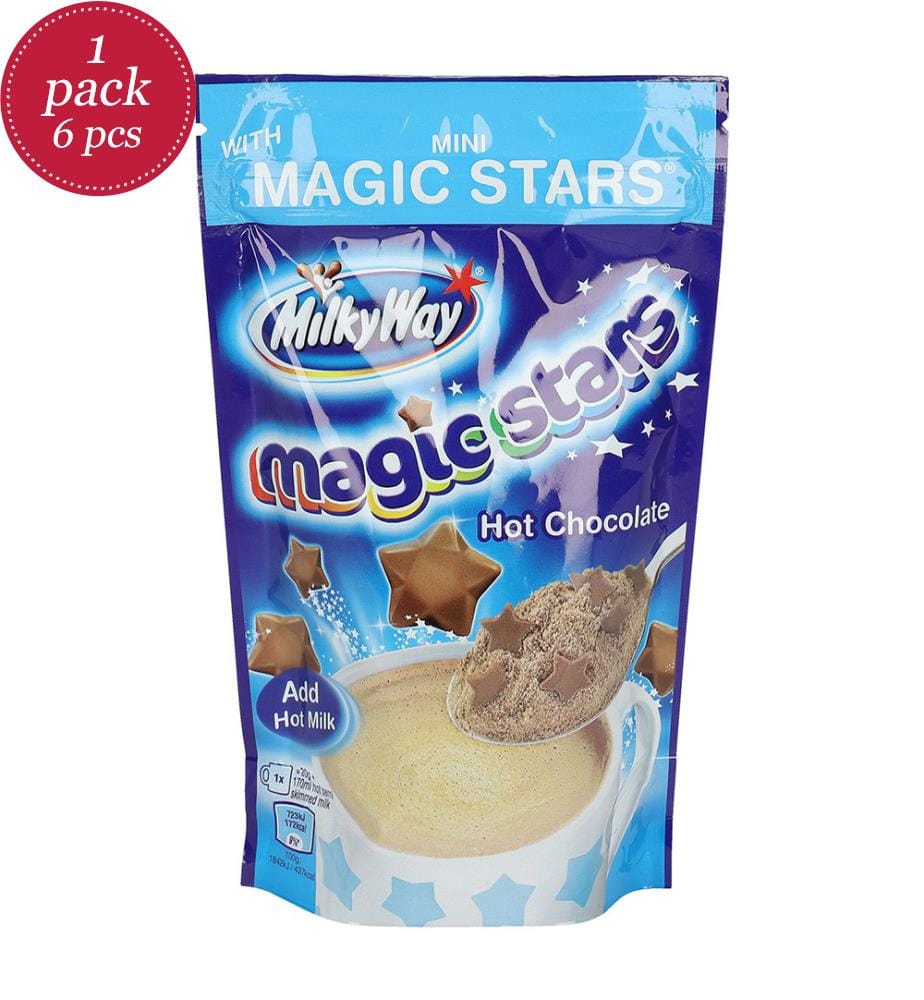 6 x Chocolat Chaud en Poudre Milky Way Magic Stars - 140g