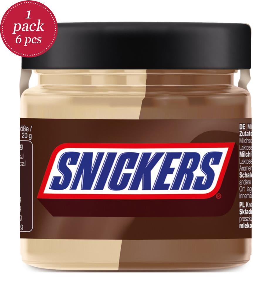 6 x Snickers Brotaufstrich - 200g