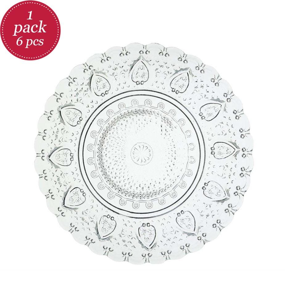 Set of 6 Imperial saucers - Ø 12.8 cm / Transparent