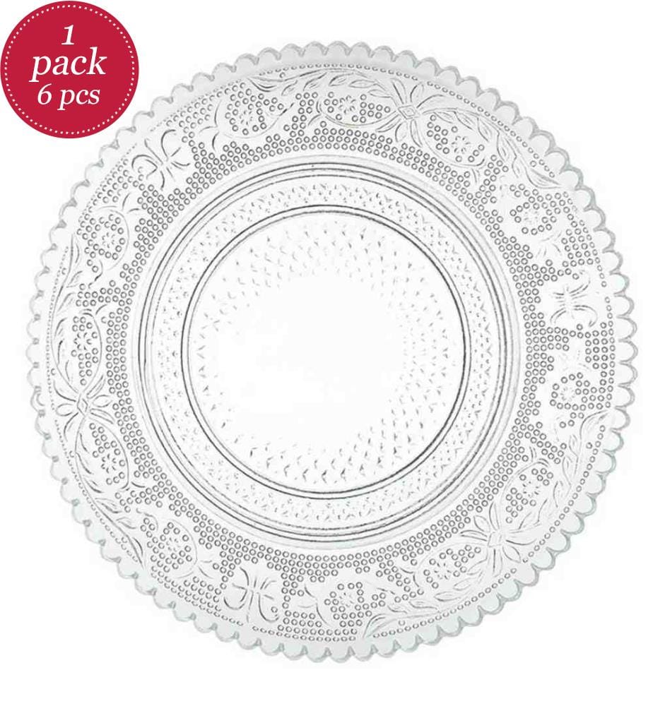 Set aus 6 Brottellern New Imperial - Ø 14,5 cm / Transparent
