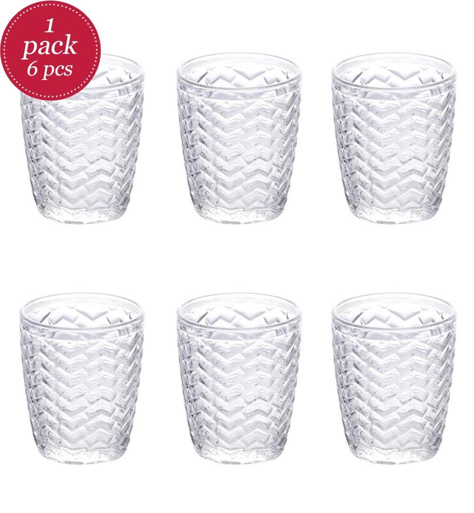 6er-Set Twist-Gläser - 295 ml / Transparent