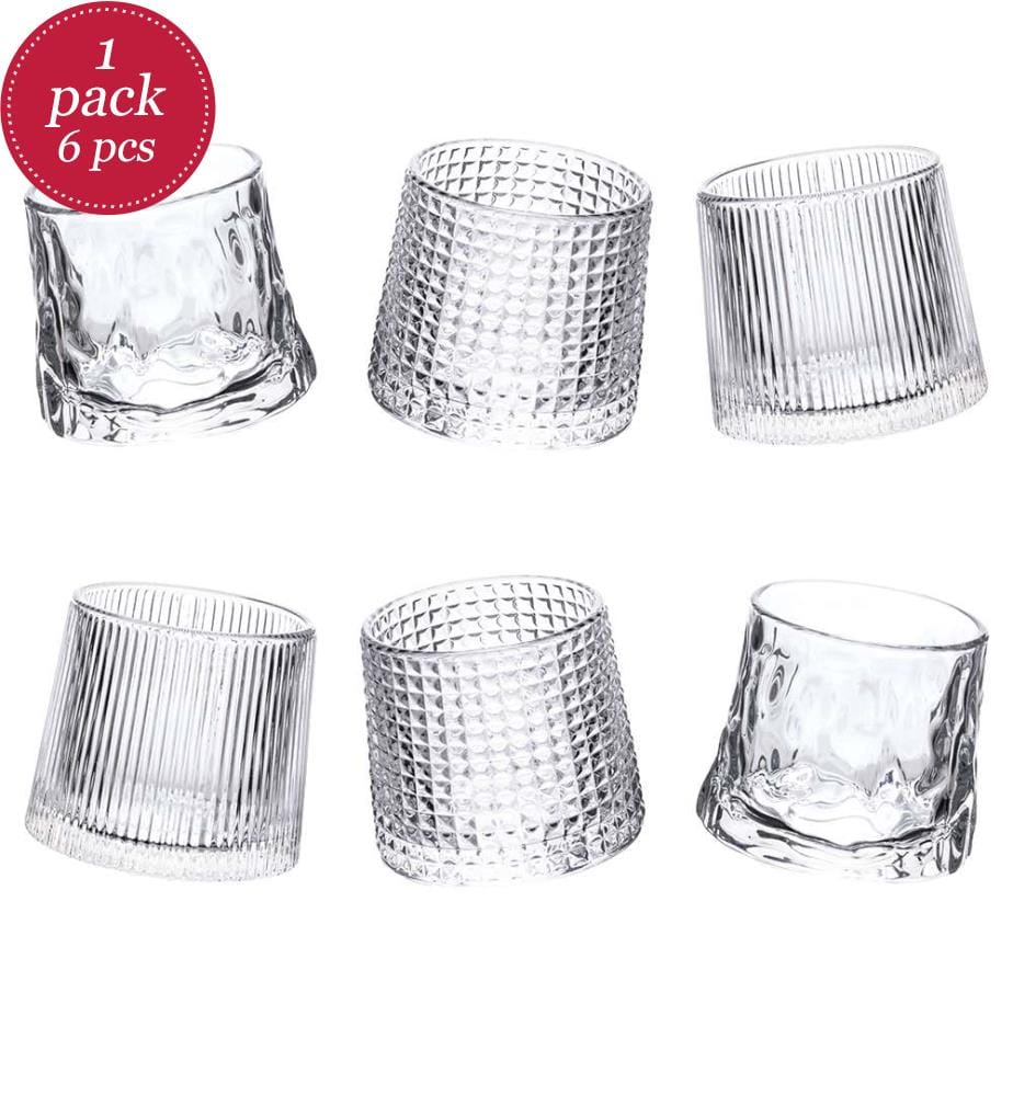 Lot de 6 verres à liqueur Vintage - Transparent