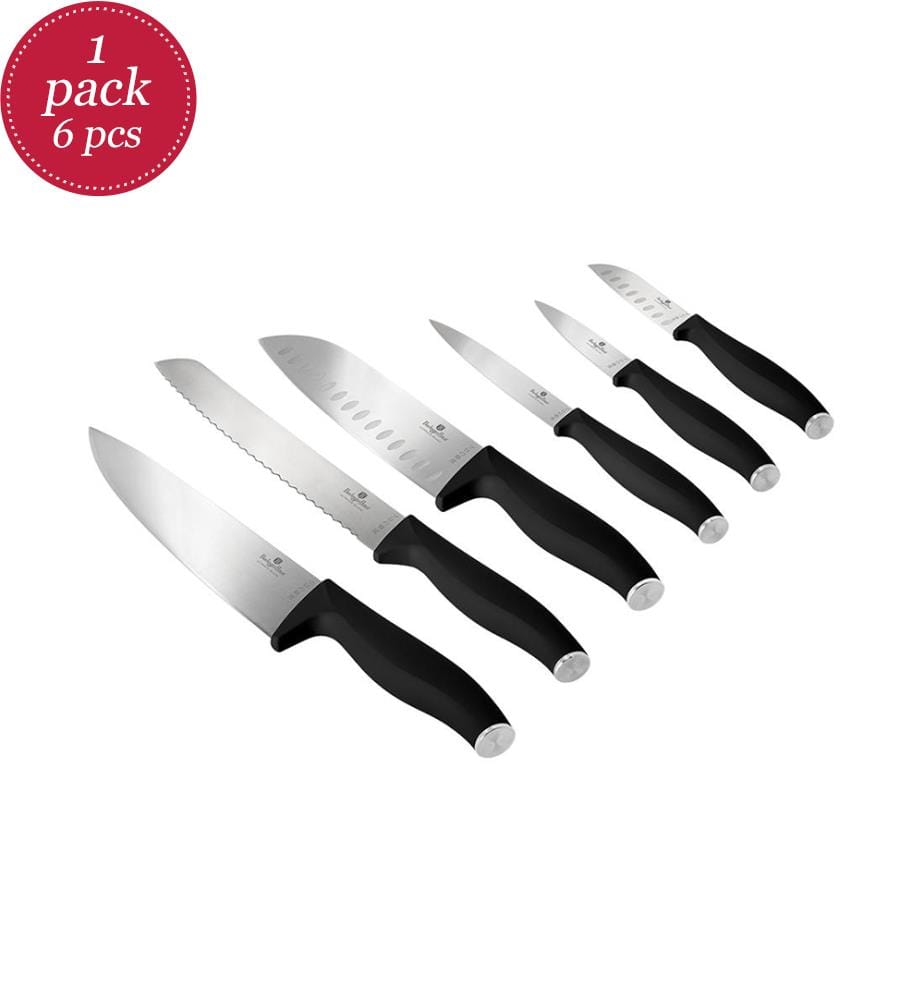 6-teiliges Messerset Matte Black Collection