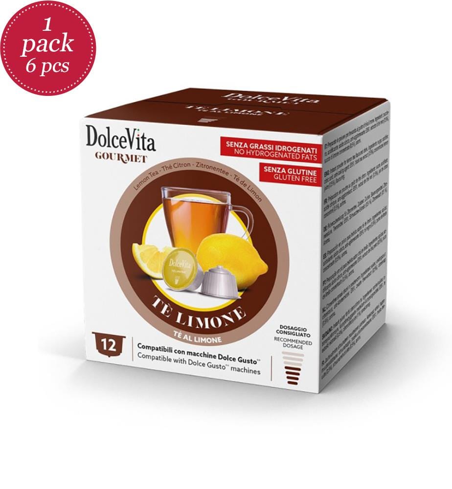 6x DolceVita Tè Limone, Dolce Gusto Kapseln - 12er