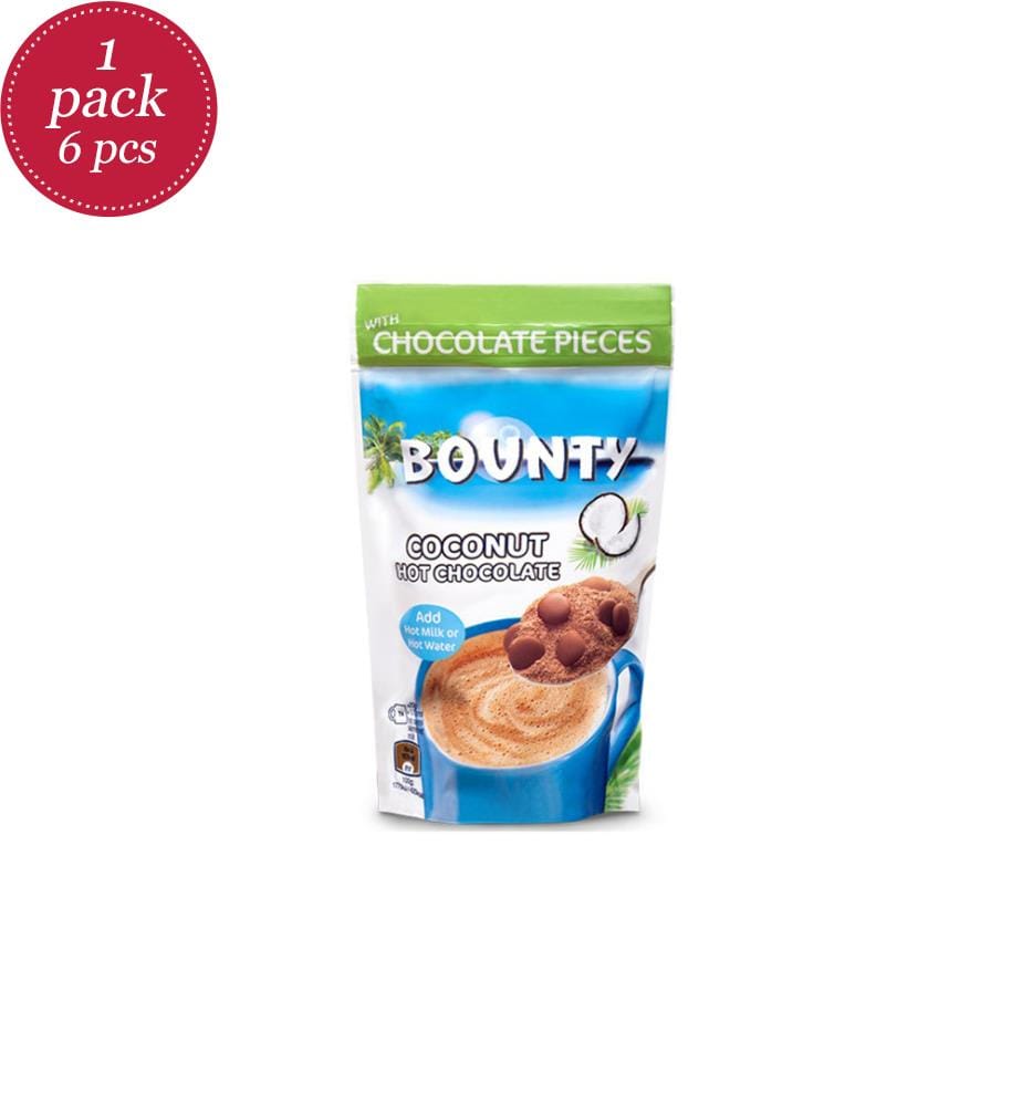 6 x Bounty Hot Chocolate Powder - 140g