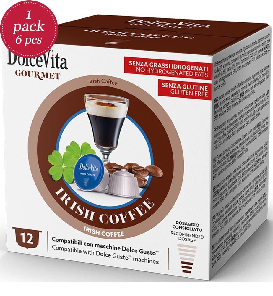 DolceVita Irish Coffee, Dolce Gusto capsules – pack of 12