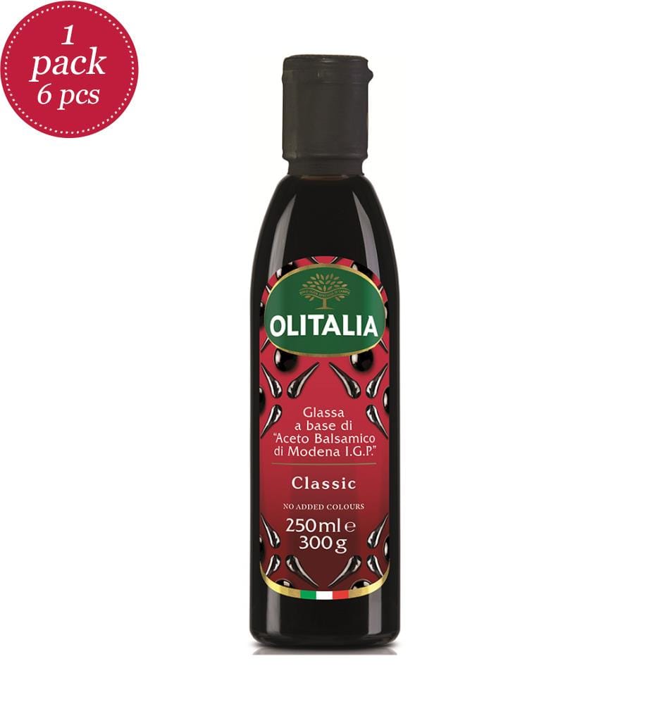 6x Olitalia Dressing with Aceto Balsamico di Modena PET - 250ml