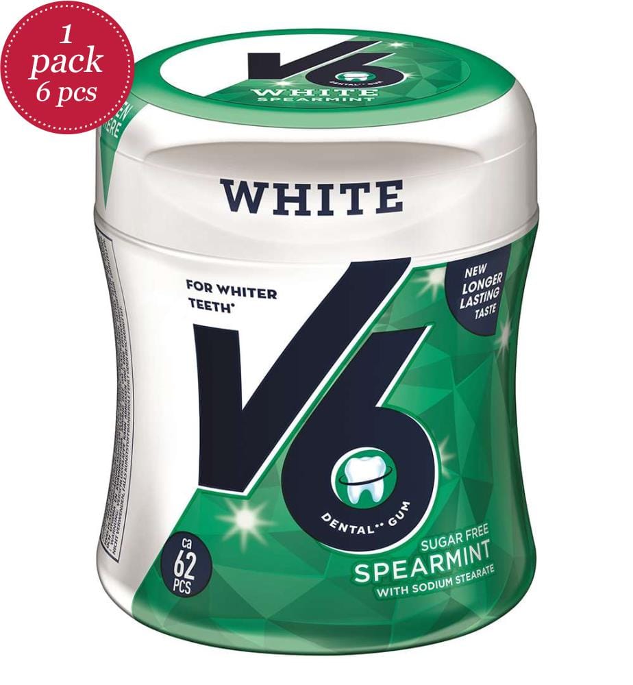 6x V6 White Spearmint Dose - 87g