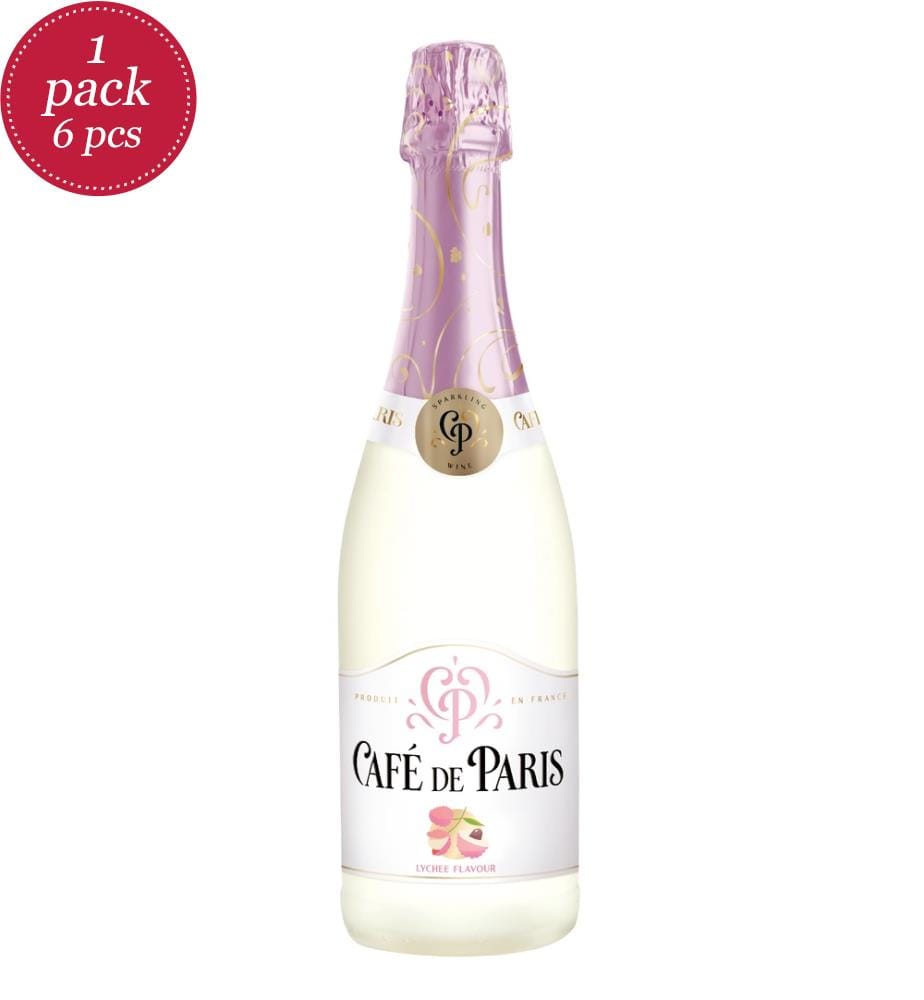 6x Café de Paris Gusto Litchi 6,7% - 750ml